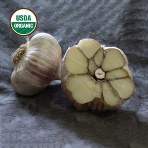 German Red Certified Organic Garlic