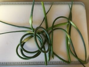 Keene Garlic Scapes for cooking