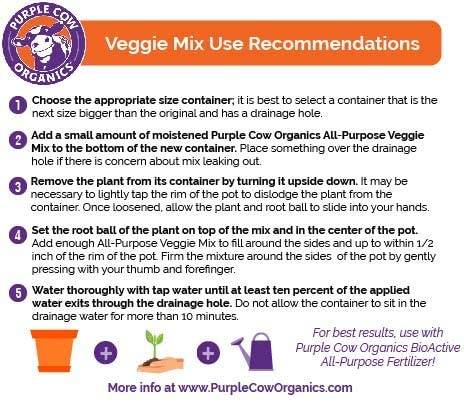 Purple Cow Organics All-Purpose Veggie Mix, 1 CF Bag