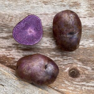 Adirondack Blue Seed Potato - Organic