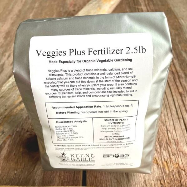 Veggies Plus Organic Fertilizer