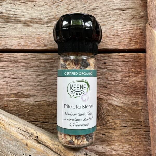 Organic Heirloom Garlic Grinder Jar Gift Set