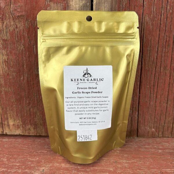 Freeze-Dried Garlic Scape Powder