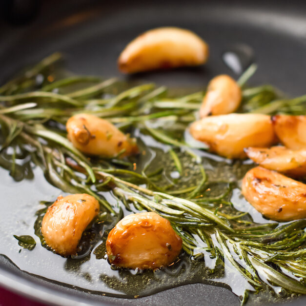 Sauteed Garlic and Rosemary in Olive OIl